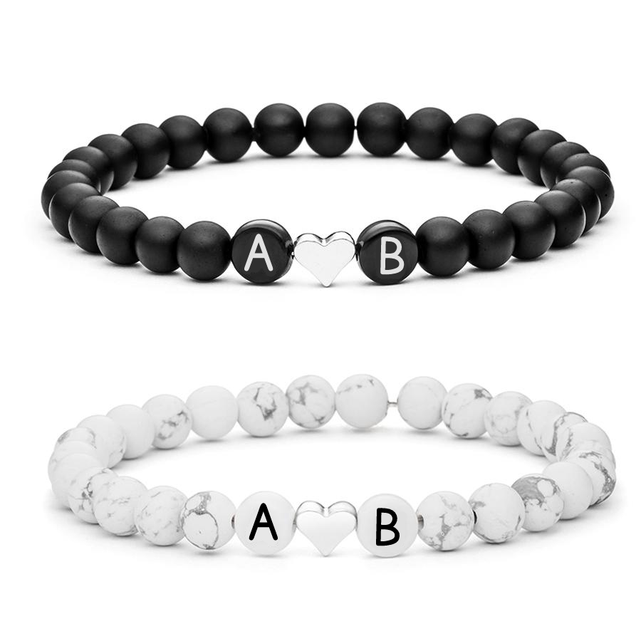 BLACK AND WHITE - PARTNERARMBAND